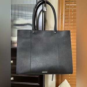 Rebecca Minkoff Saffiano Leather Large MAB Tote Black